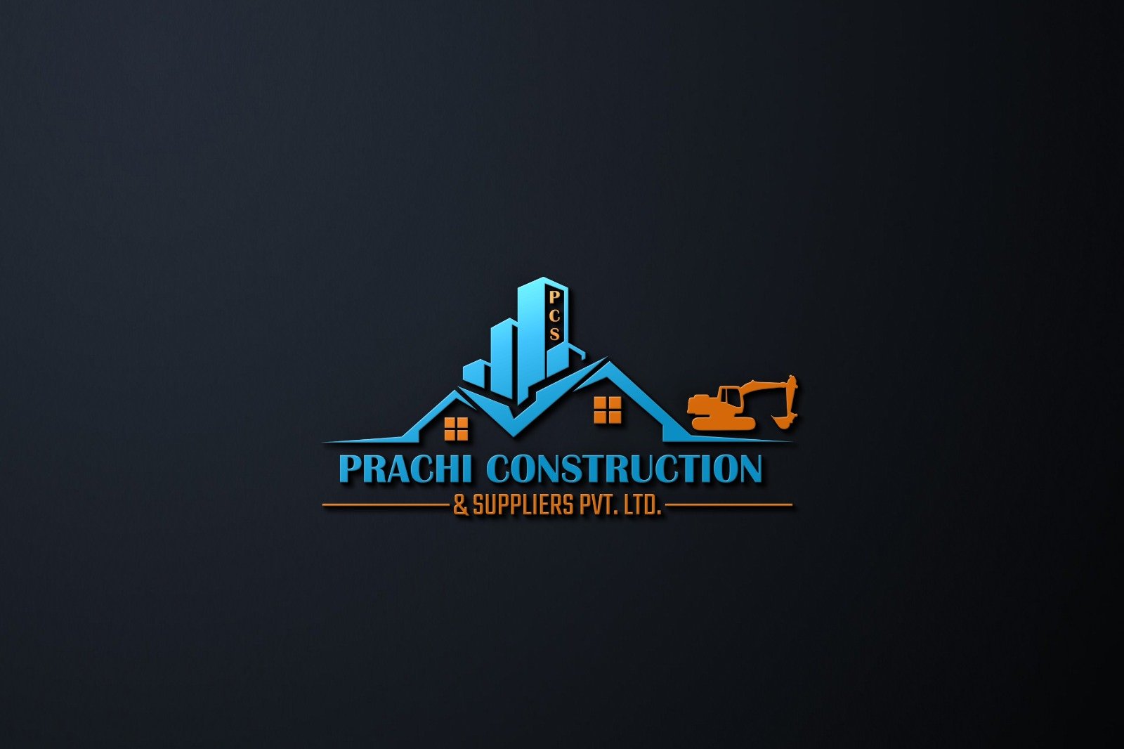 Prachi Construction Logo